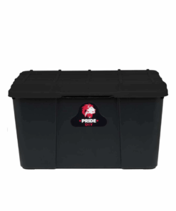 45ℓ Pride Storage Box Full Black Pack Of 5