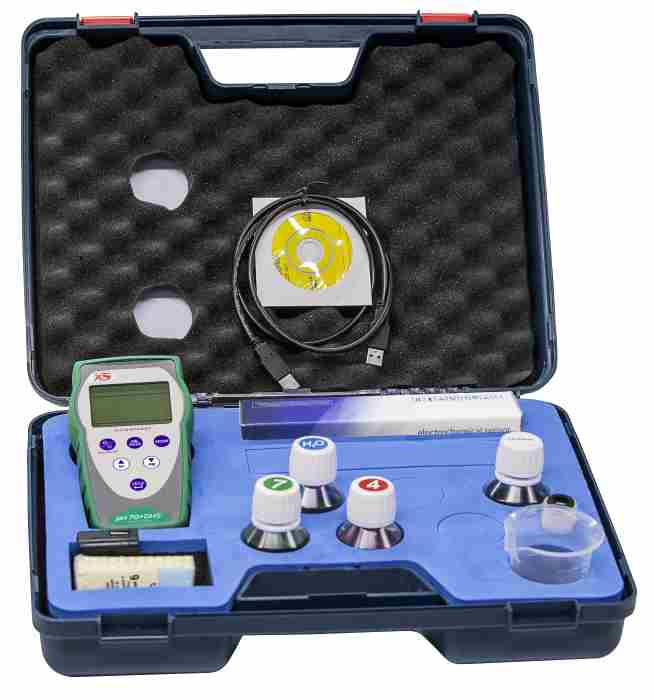 pH 70+ DHS Complete portable pH meter + elec. 201T with ATC - Image 2