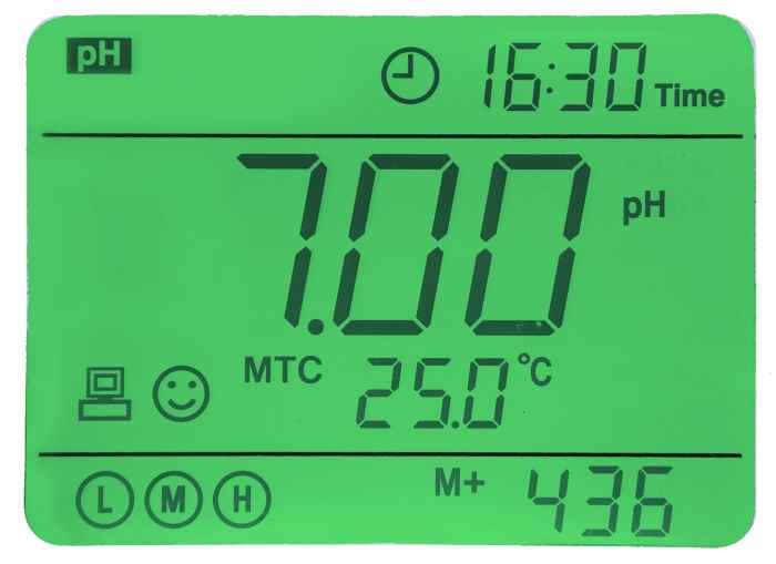 pH 70+ DHS Complete portable pH meter + elec. 201T with ATC - Image 5