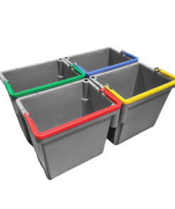 5L Bucket (Grey) (Red/Blue/ Green/Yellow Handles)