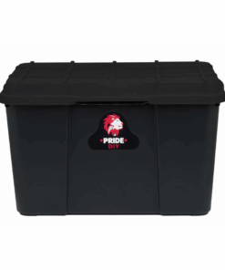 65ℓ Pride Storage Box Full Black Pack Of 5