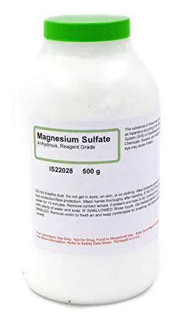 Magnesium Sulfate, Anhydrous, 500g AR