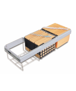 Pull Out Cradle With Suspended Wire Rack for Bulk Filer