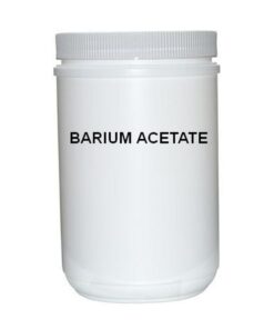 Barium Acetate, Barium Antidote and Barium Chloride