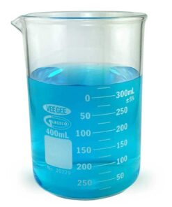 Beaker, Glass Low Form 400ml*
