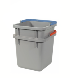 6L Bucket (Grey) (Red/Blue Handles)