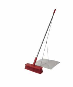 Hygienic Broom 300mm Complete Hard Red