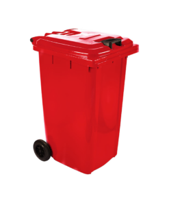 240 Litre Wheelie Bin – SABS – Red