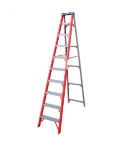 Industrial Duty A-Frame Single Sided Fully Fibreglass Stepladder – 4.2m – 14 Steps