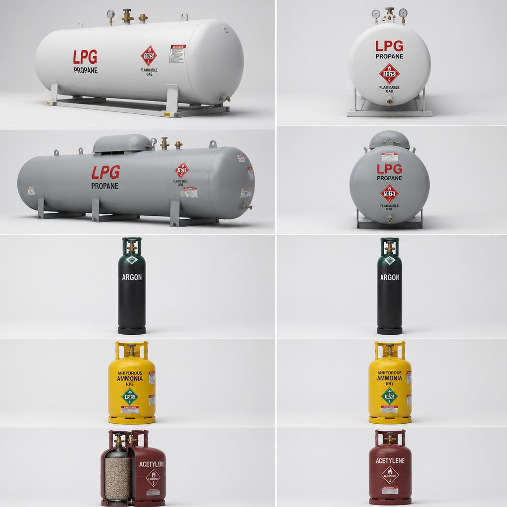 1kg gas cylinder