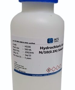 Hydrochloric Acid Ampule 0.1 N (N10), 100ml