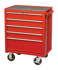 Kennedy Red 5-drawer Professional Roller Cabinet
