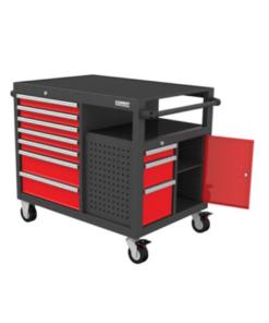 10 Drawer Mobile Workstation 45′