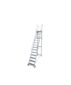 Mobile Step Ladder – 15 Step – 3.8M