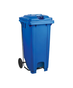 Plastic Pedal Wheelie Bin 240L Blue