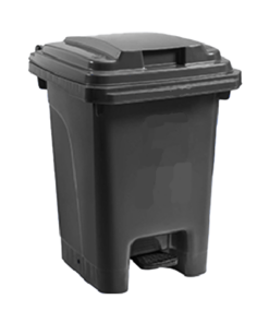 Plastic Pedal Bin 60L – Black