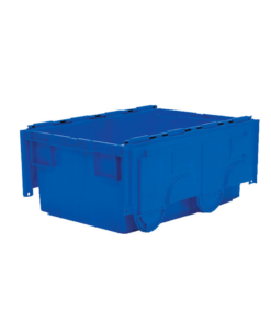 Heavy Duty Euro Nesting Bin With Lid 49.5LTR – Blue