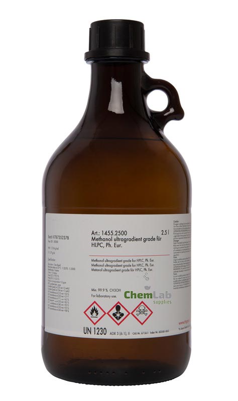 Methanol 99,9% HPLC Grade 2,5Litres*