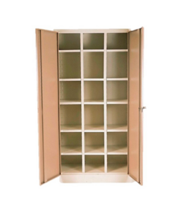 18 Compartment Pigeon hole Cabinet With Doors