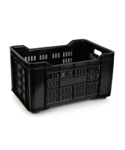 Agri-Meat Crate – Vented Sides And Solid Base – Recycled Material – Colours