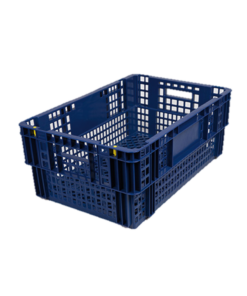 Nesting Meat-Agri Crate – Vented Sides And Base – Virgin Material