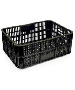 Live Bird Crate Open Top – Recycled Material – Black