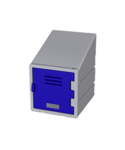 Plastic Food Locker – Slant Top
