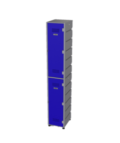 Plastic Locker 2 Tier – Flat Top