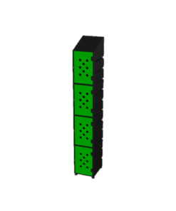 Ecolite Plastic Locker 4 Tier – Slant Top