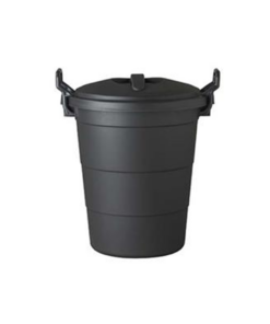 Refuse Bin Round 70L Black Pride Pack of 5