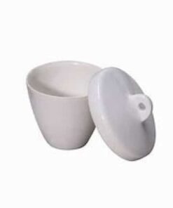 Porcelain Crucibles L/Form W/Lid 50ml, 61x37mm*