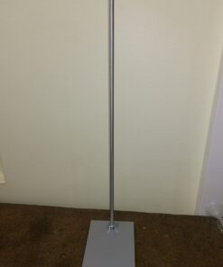 Retort Stand (Base + Rod) Blue/Grey