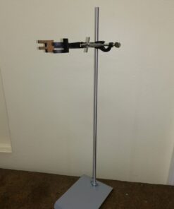 Complete Retort Stand (Base + Rod+4Prong Retort Clamp+Bosshead) Blue/Grey*