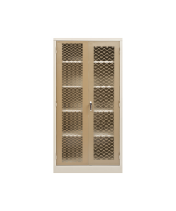 Stationery Cupboard with Mesh Doors