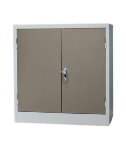 Stationary Cupboard With 2 Adjustable Shelves
