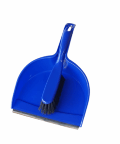 Scoop With Handheld Brush Blue