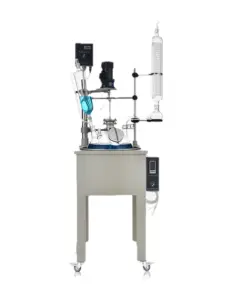 Single Layer Glass Reactor With Heating Mantle