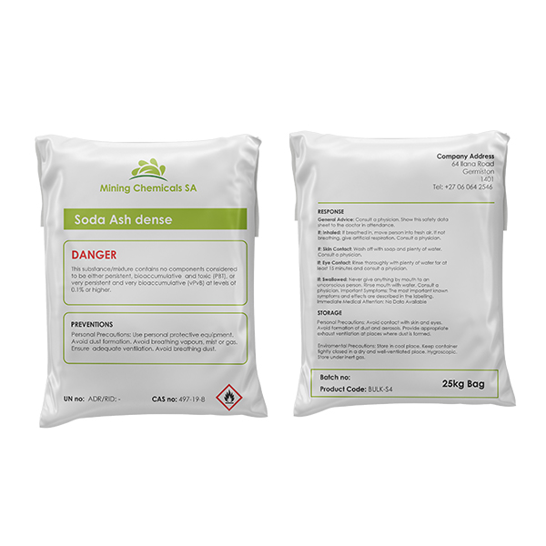 Soda Ash dense 25kg