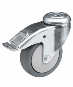 270 Series Anti-Corrosion Castor Steel Brake/Bolt-Hole 125MM