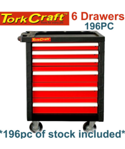 Tork Craft 6 Drawer Roller Cabinet On Castors With 196Pc Of Stock