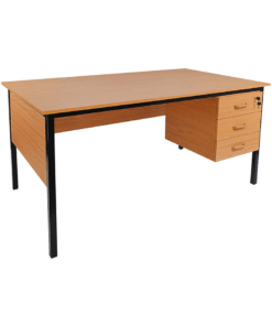 Teachers Desk Melamine Oak 1800 X 850 X 750H