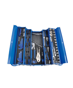 Toolbox 85 Pc Toolkit  5 Tray Metal Cantilever Box