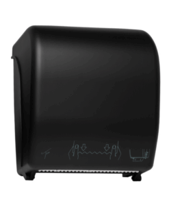 Ticra Manual Autocut Paper Towel Dispenser Matt Black Plastic