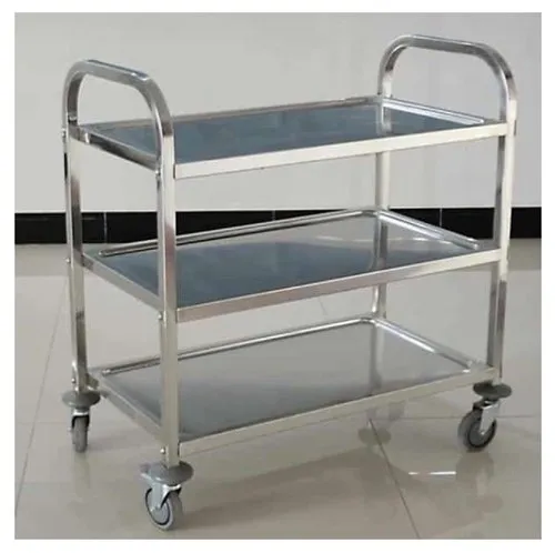 Stainless Trolleys Steel 3 tier - Image 2