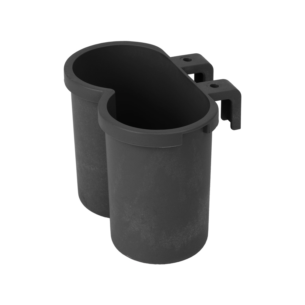 Twin 1L Bottle Holder (Graphite)