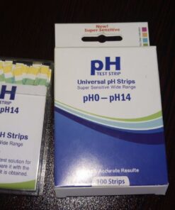 Universal pH-Fix Test Strips, 0-14. 100/Box*