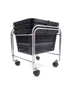Mobile Hand Basket Stand