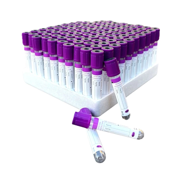 Vacutainer Blood Collection Tube Purple EDTA k2 6ml