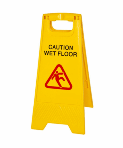 Wet Floor Sign – Yellow Background