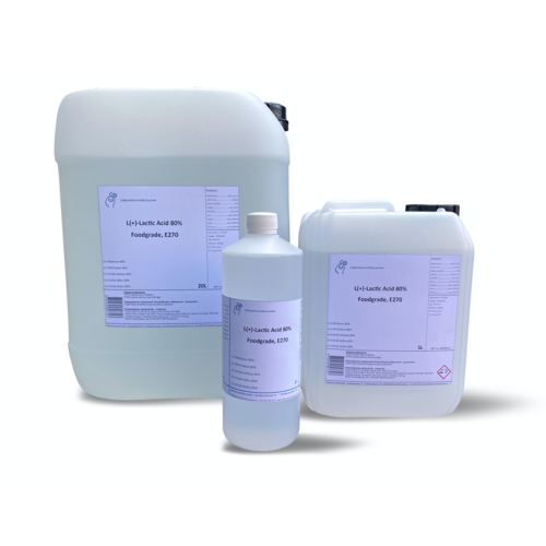 Lactic Acid 80% Edible Food Grade (Solution)
